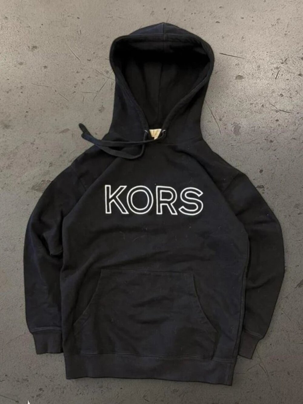Beautiful heavyweight cotton Michael Kors embroidered hoodie